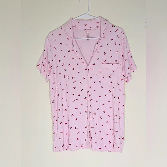 SKIMS- Valentine’s Collection- Soft Lounge Sleep Set Cherry Print - Picture 7 of 11